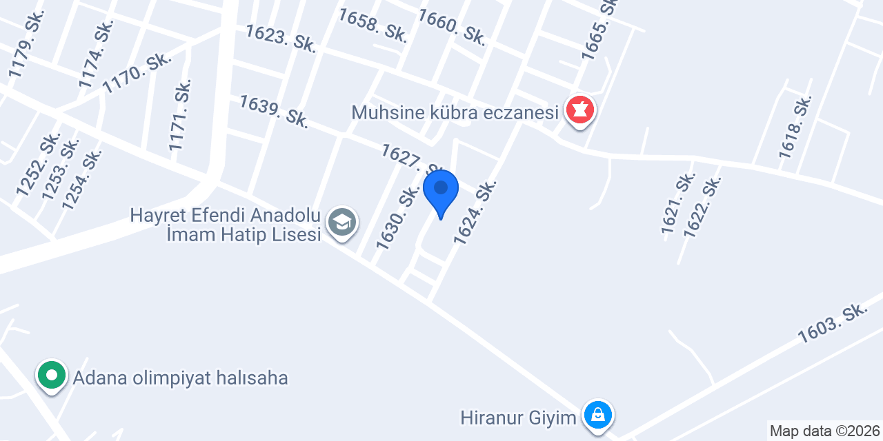 Yeşilbağlar İlkokulu konumu