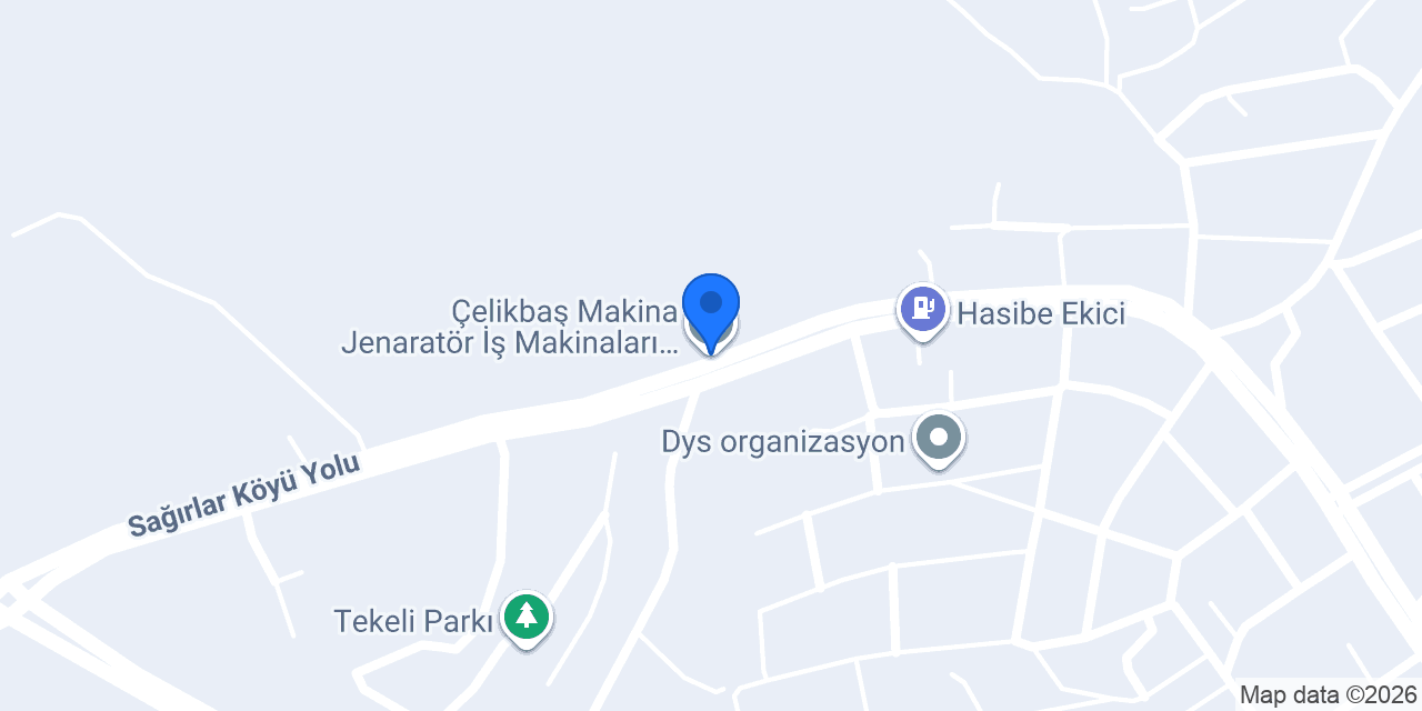 Çelikbaş Makina Jenaratör İş Makinaları Bakım Onarım konumu