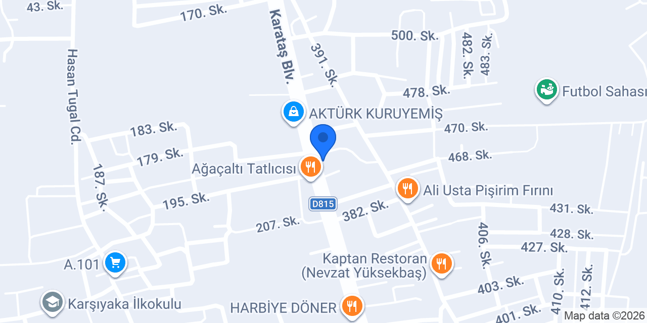 Arya Sağlık Kabini konumu