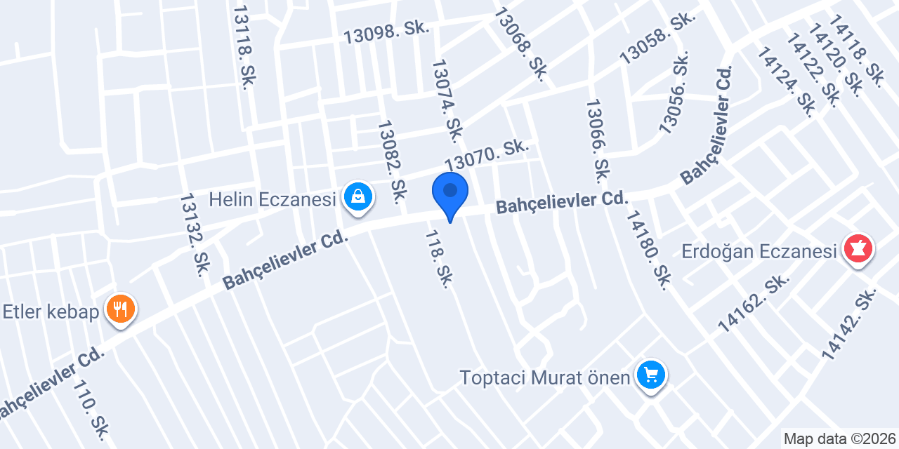 HAS HOCAOĞLU BAKLAVA konumu