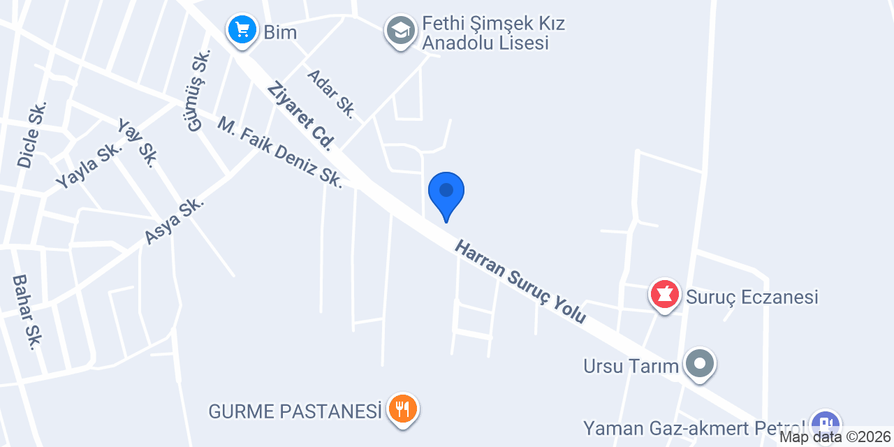 YAMAÇ TARIM konumu