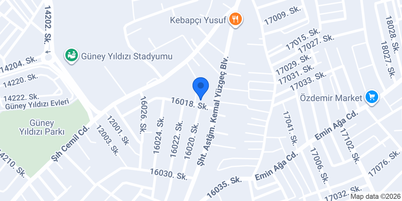 YÜKSEKDAĞ MARKET konumu