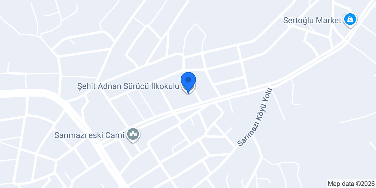 Şehit Adnan Sürücü İlkokulu konumu