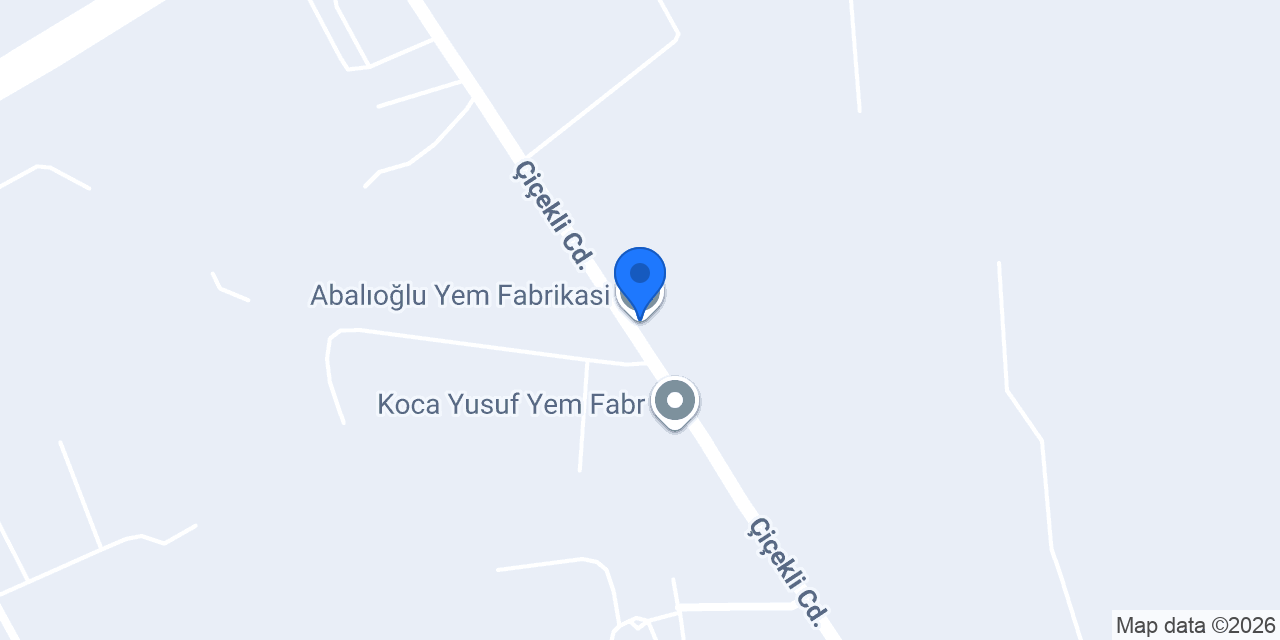 Abalıoğlu Yem Fabrikasi konumu
