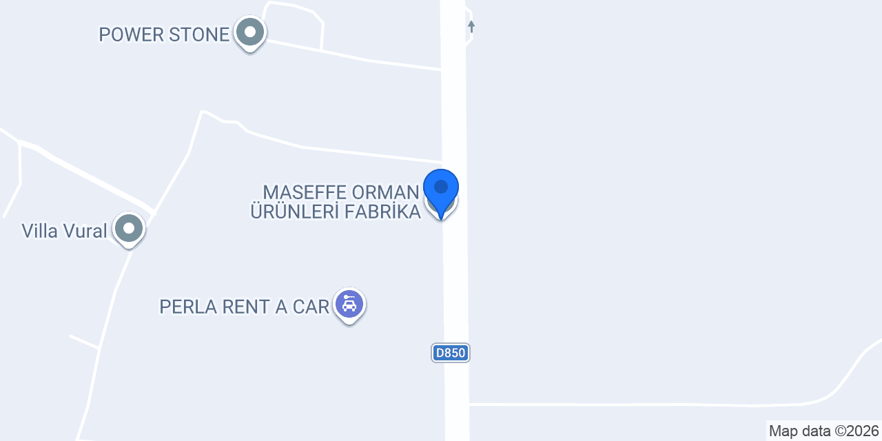 MASEFFE ORMAN ÜRÜNLERİ FABRİKA konumu
