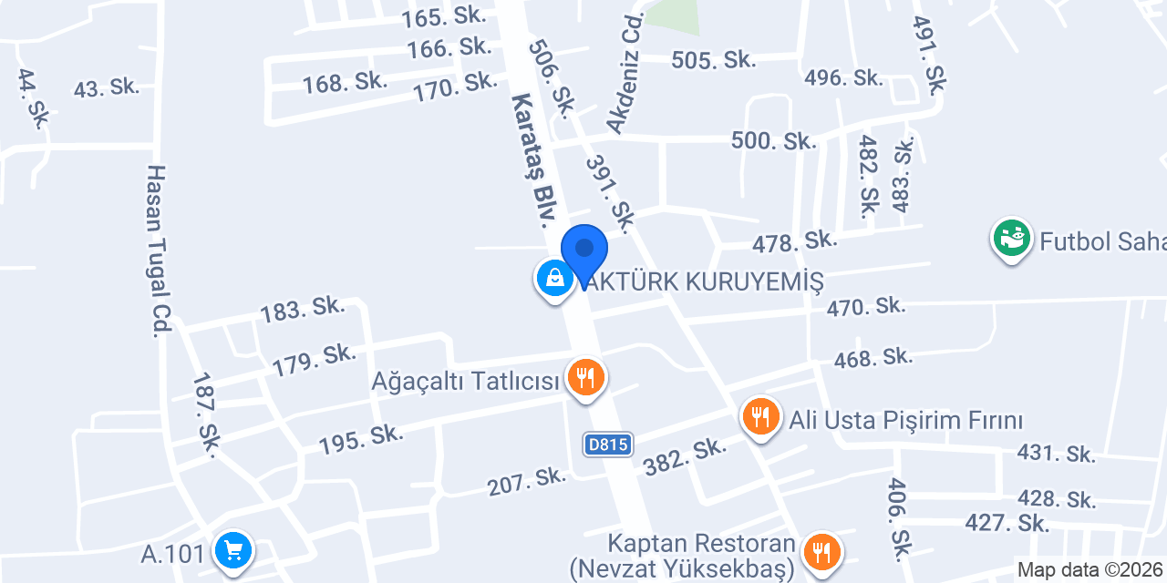 yem bayii konumu