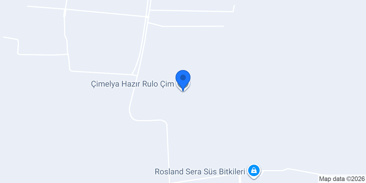 Çimelya Hazır Rulo Çim konumu