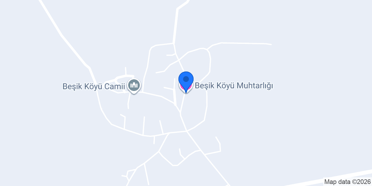 Beşik Köyü Muhtarlığı konumu