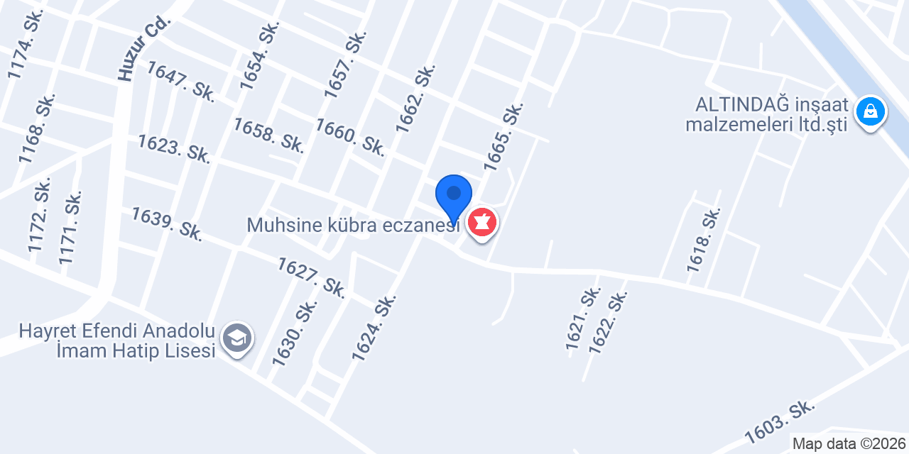 Koza Eczanesi konumu