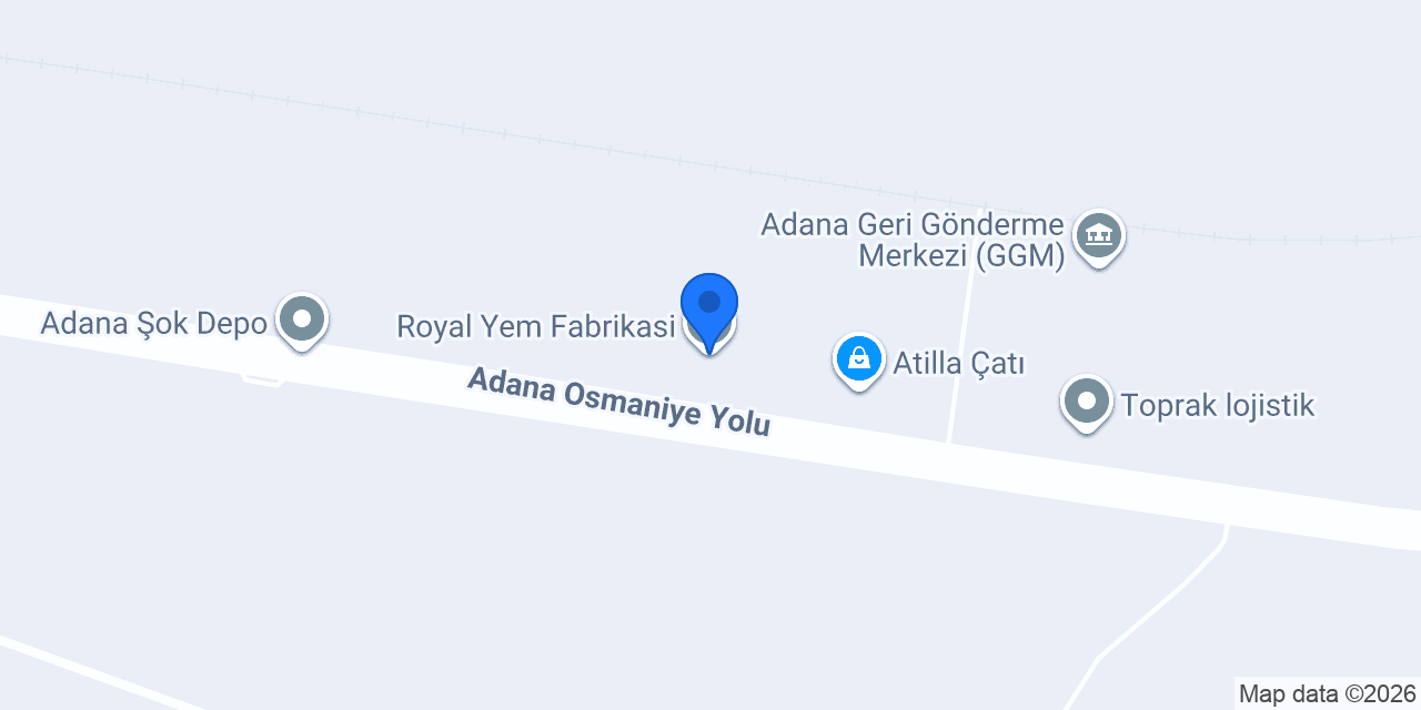 Royal Yem Fabrikasi konumu