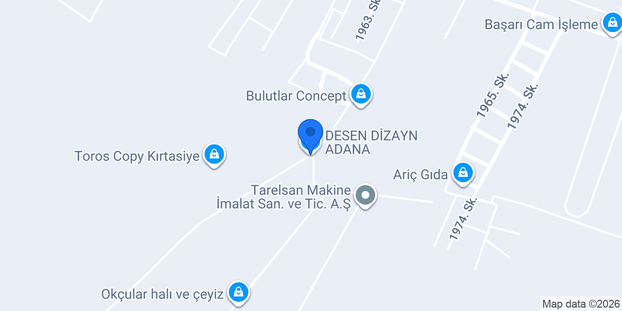 DESEN DİZAYN ADANA konumu