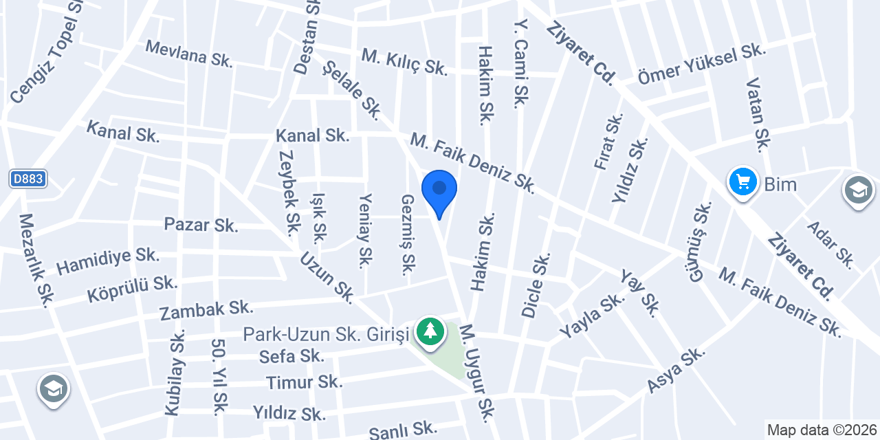 Yıldırım Bayan Terzisi konumu