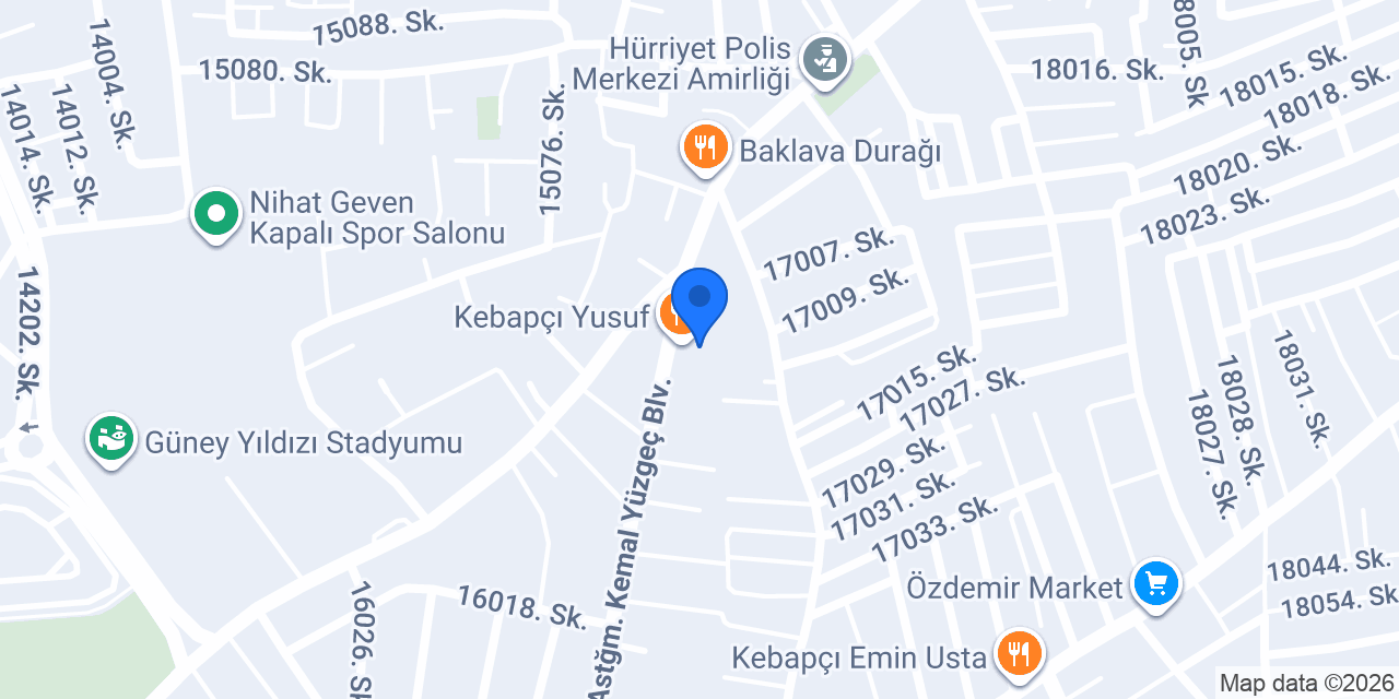 Kebapçı Yusuf konumu