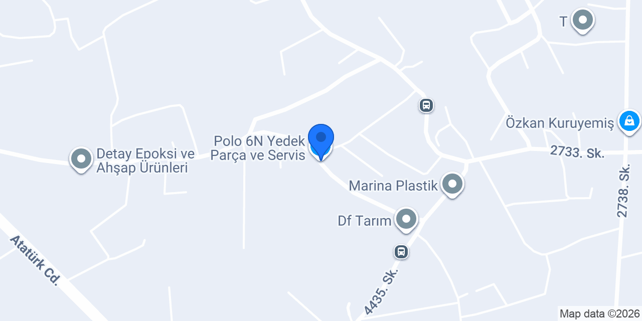 Polo 6N Yedek Parça ve Servis konumu