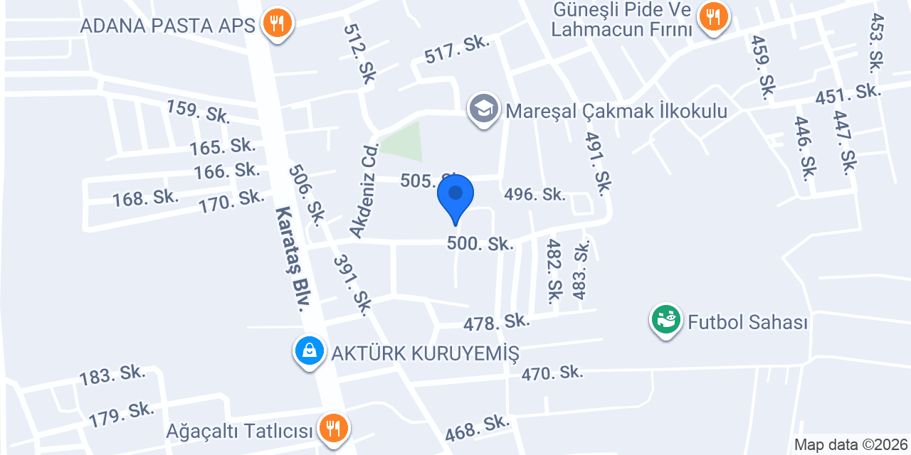 ÖZEL ERENLER SARIÇAM SÜRÜCÜ KURSU konumu