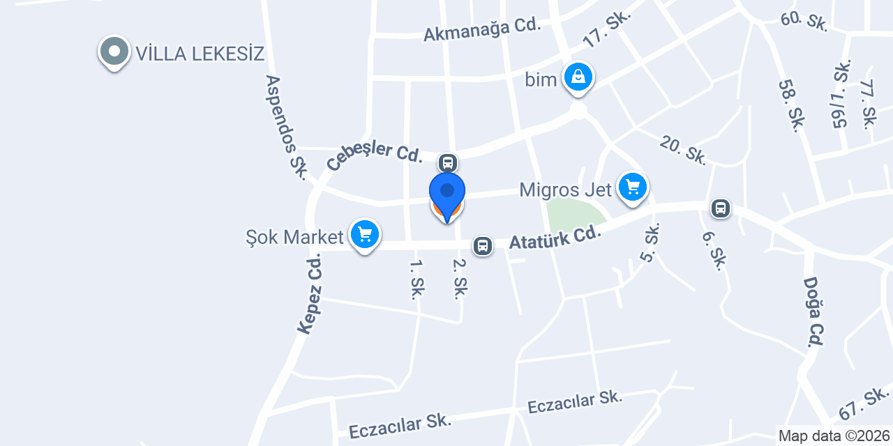 GÜLSEM UNLU MAMÜLLERİ FIRIN VE KAFE konumu