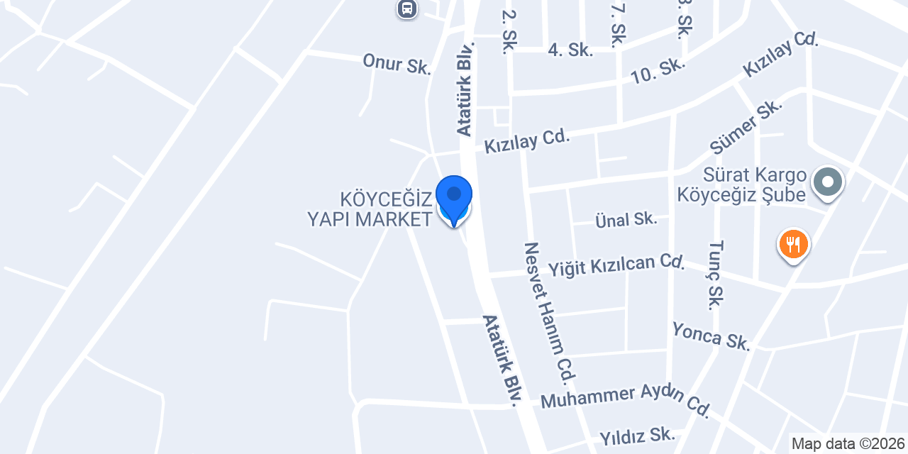 KÖYCEĞİZ YAPI MARKET konumu