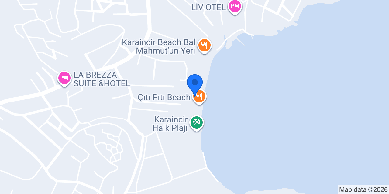 Tertip Bar Beach konumu
