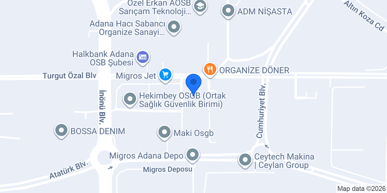Mehmet Hanefi Çelik Diş Kliniği konumu