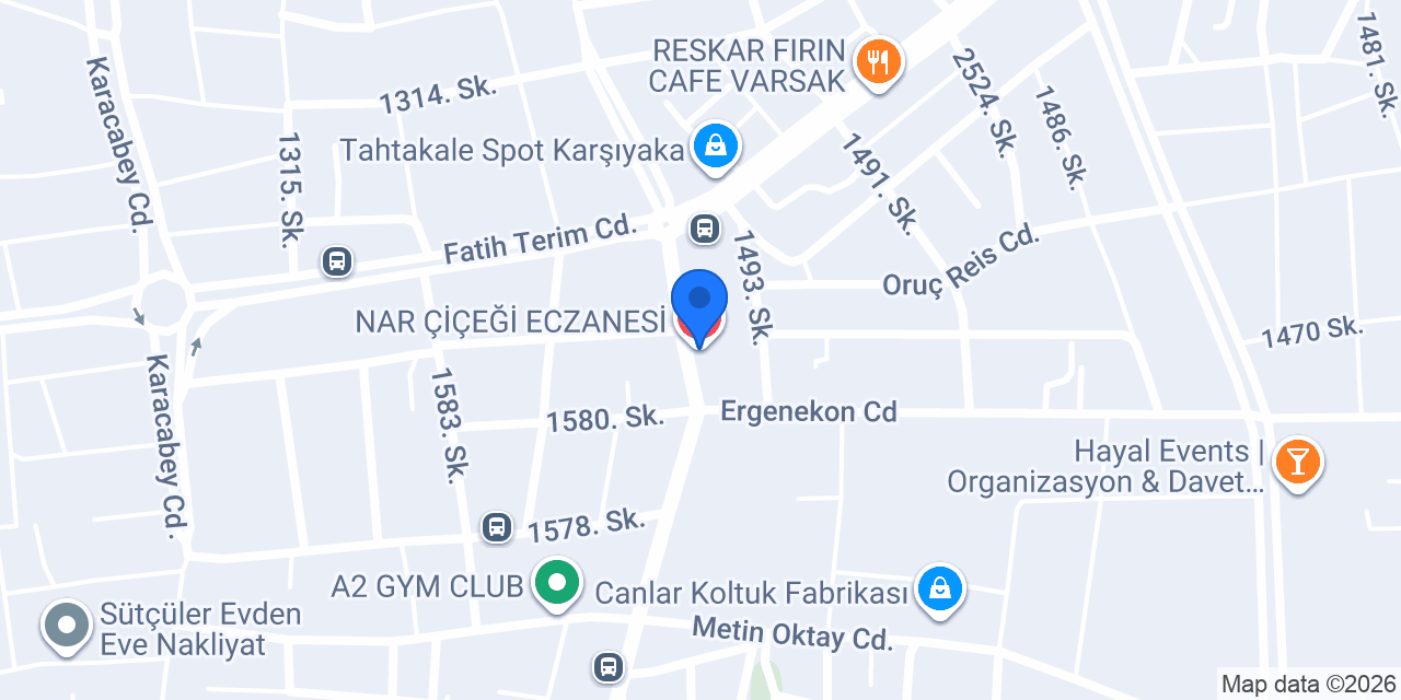 NAR ÇİÇEĞİ ECZANESİ konumu