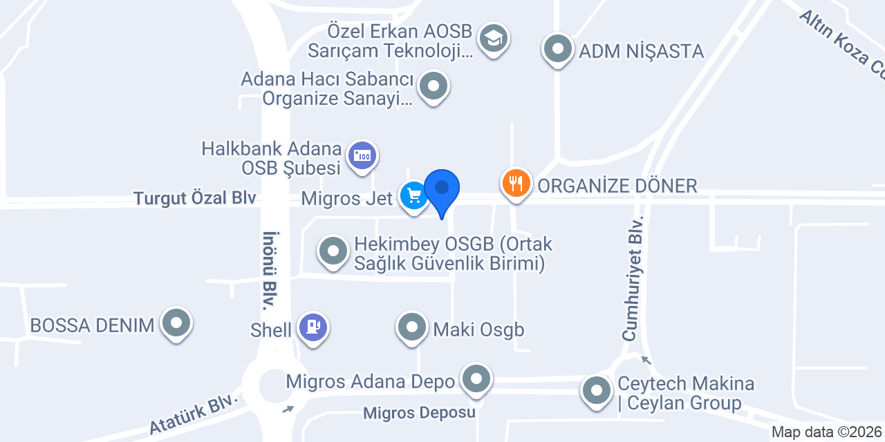 Garaj restaurant konumu