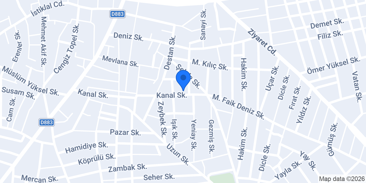 Dilan Moda Evi konumu