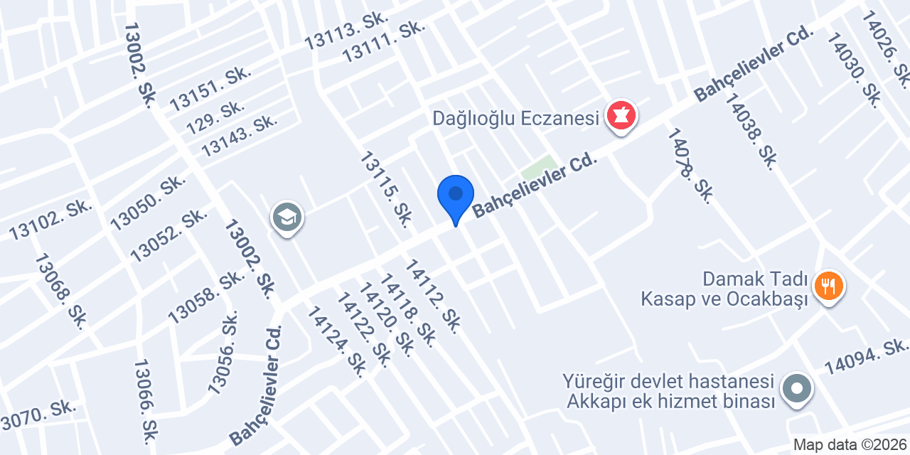 Adana Tadım Sofra Yemekçilik catering konumu