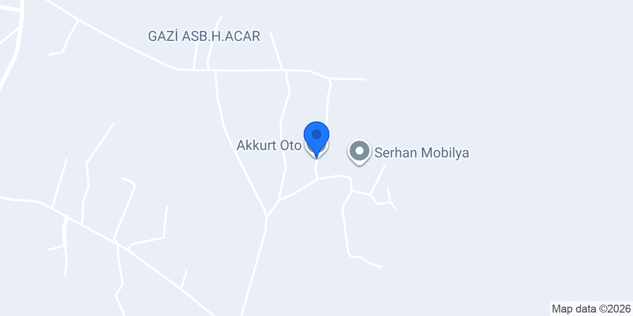 Akkurt Oto konumu