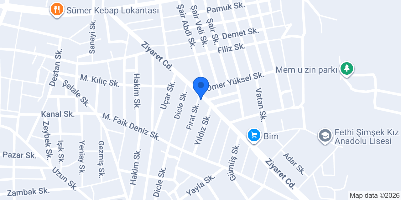 Ergün Mobilya konumu