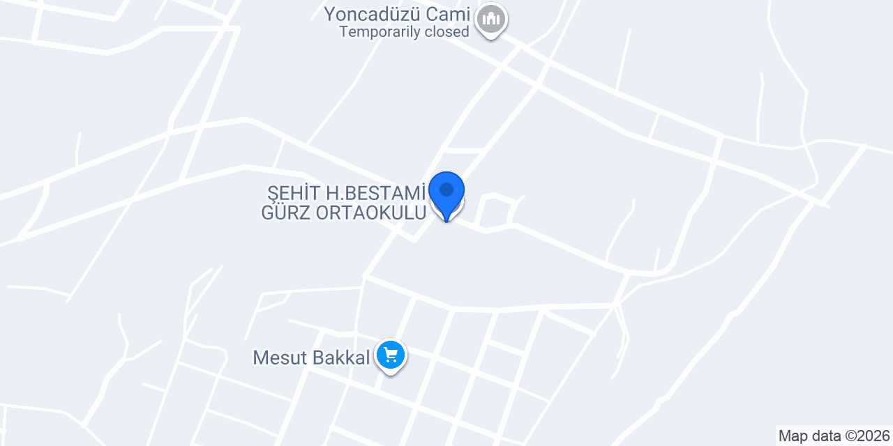 ŞEHİT H.BESTAMİ GÜRZ ORTAOKULU konumu