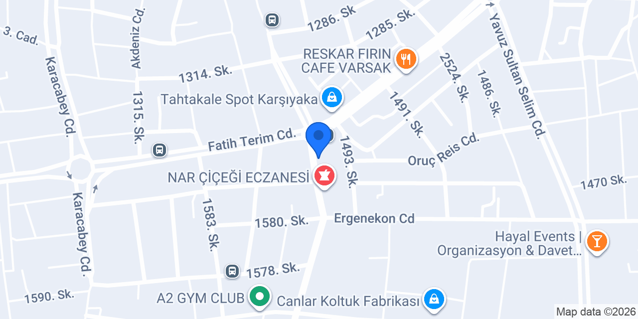 Central GYM konumu