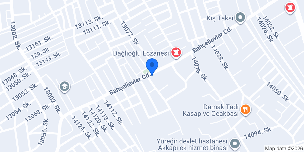 Ahmet Topdağ Diş Kliniği konumu