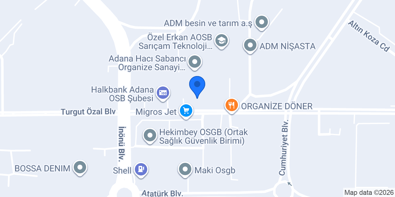 Sürat Kargo Misis Şube konumu