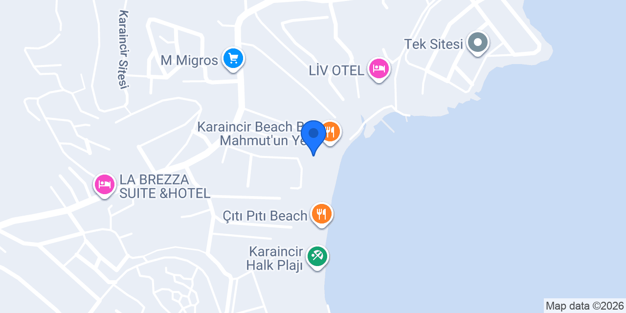 ATAKAN RESTAURANT CAFE BEACH konumu