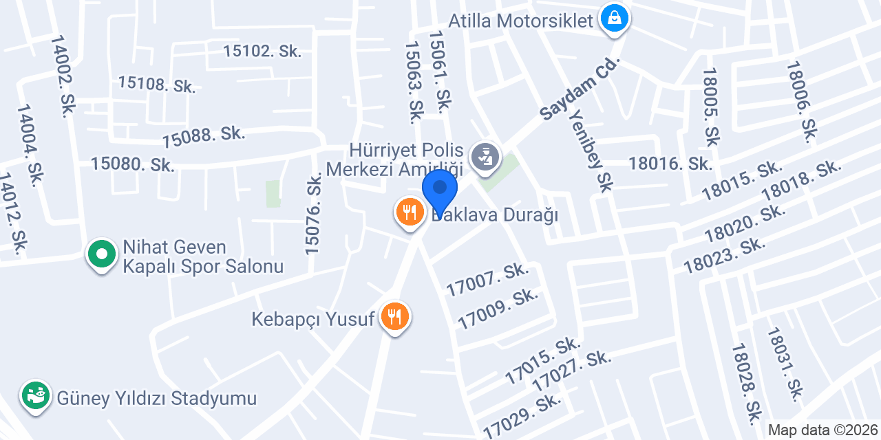 Çelik Market konumu