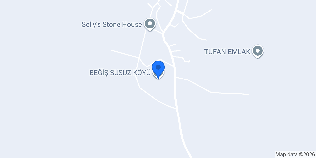 BEĞİŞ SUSUZ KÖYÜ konumu