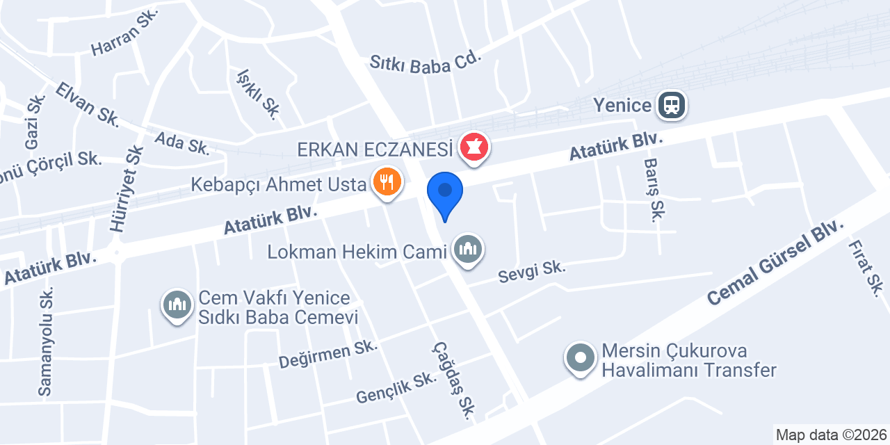 Ptt-yenice Şubesi konumu