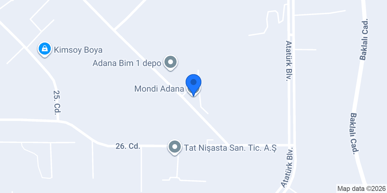 Mondi Adana konumu