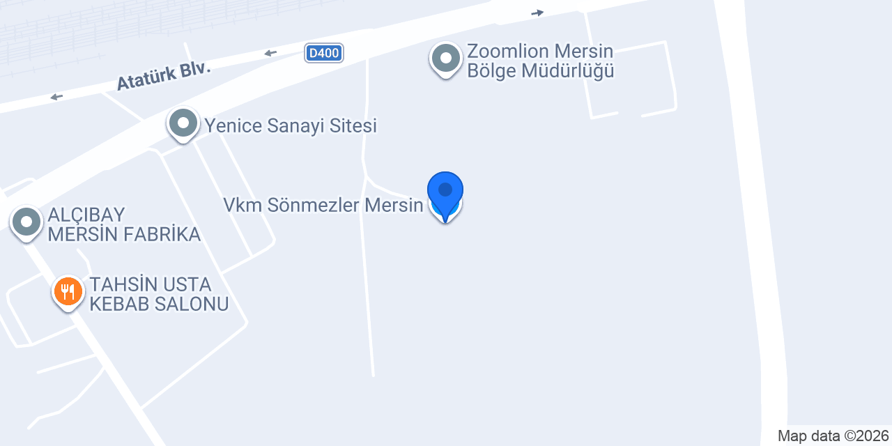 Vkm Sönmezler Mersin konumu