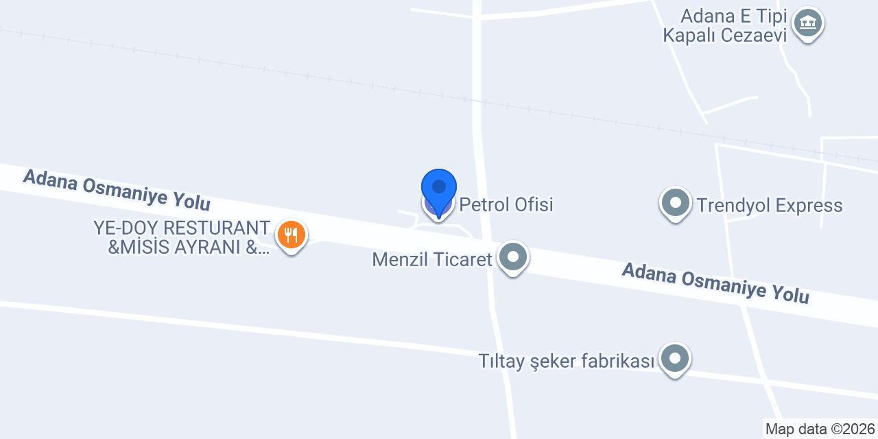 Petrol Ofisi konumu