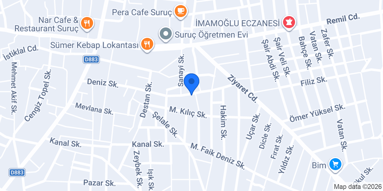 BÜŞRA ÇEYİZCİLİK konumu