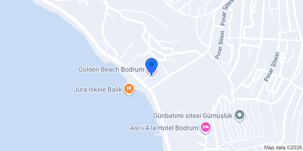 Golden Beach Bodrum konumu