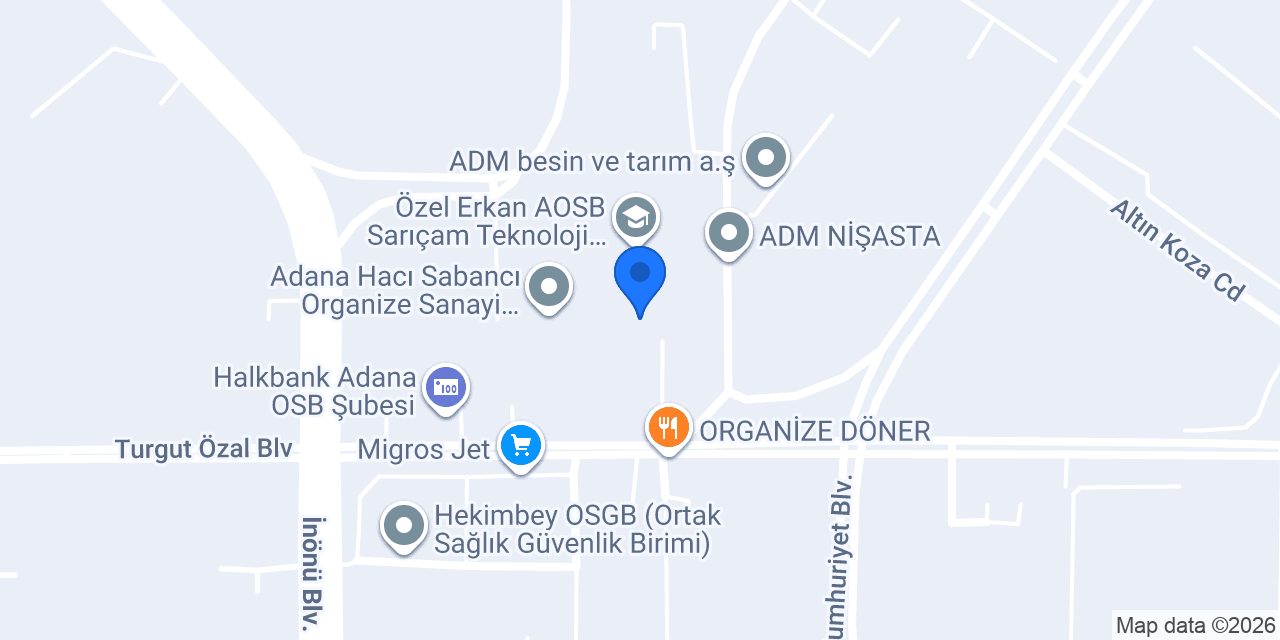 Sarıçam Sgm konumu