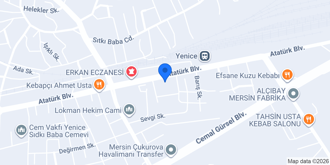 Yenice Aile Sağlığı Merkezi konumu