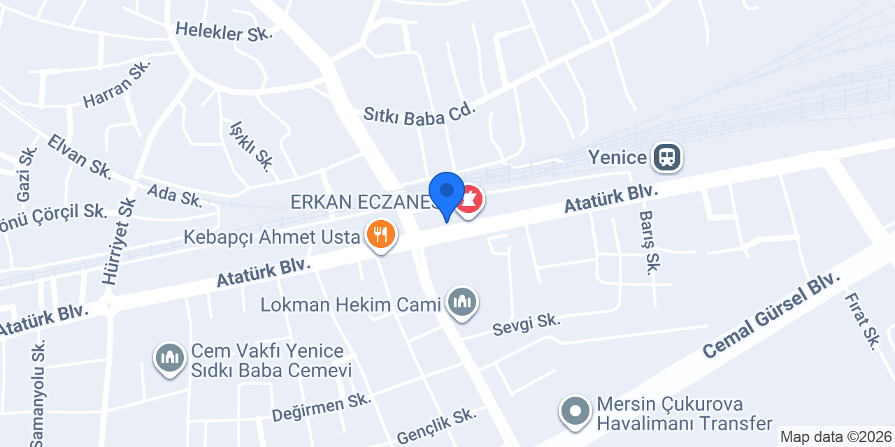 Sağlık Eczanesi konumu