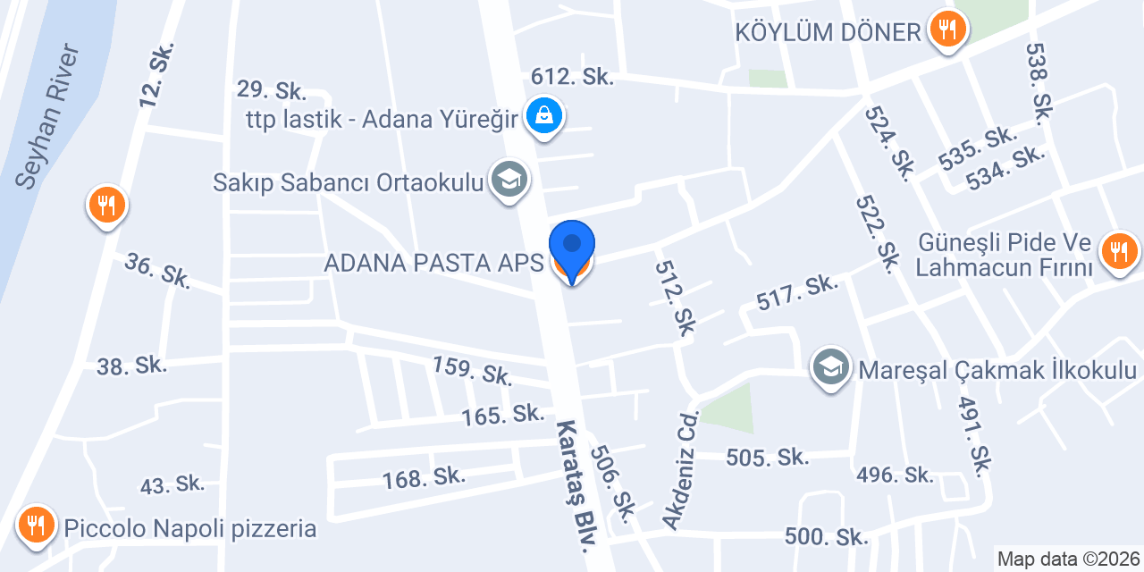 ADANA PASTA APS konumu