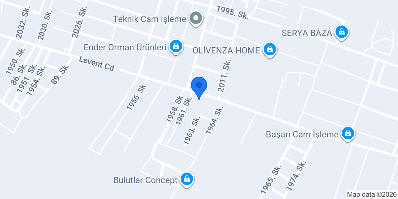 Erdem Mobilya Dekorasyon konumu