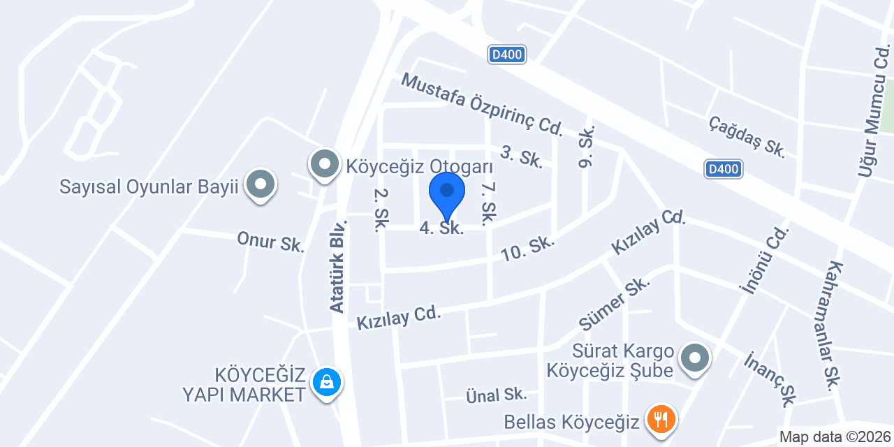 Ataköy Köyceğiz Life Otel konumu
