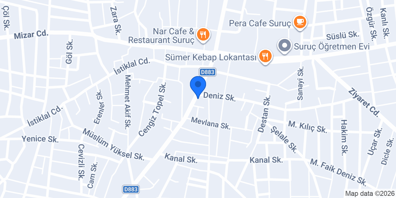 Coskun erkek kuaforu konumu