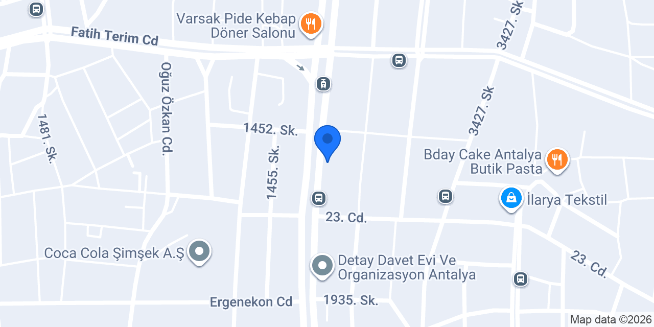 Varsak Pastanesi konumu